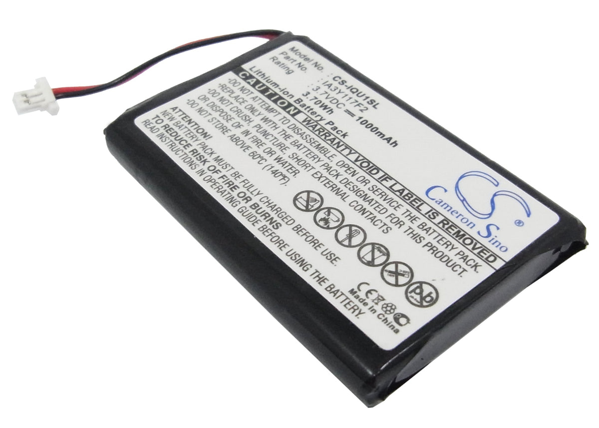 3.7V 1000mAh Li-ion GPS/Navigator Battery for Garmin