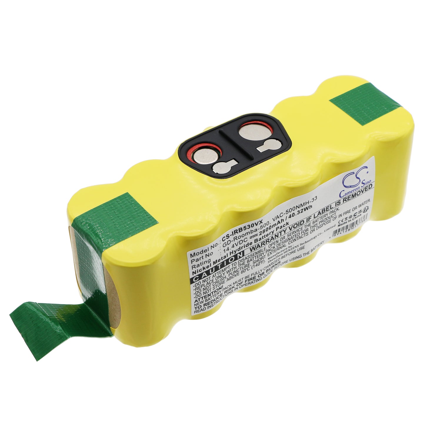 14.4V 2800mAh/40.32Wh Ni-MH Vacuum Battery for Vileda