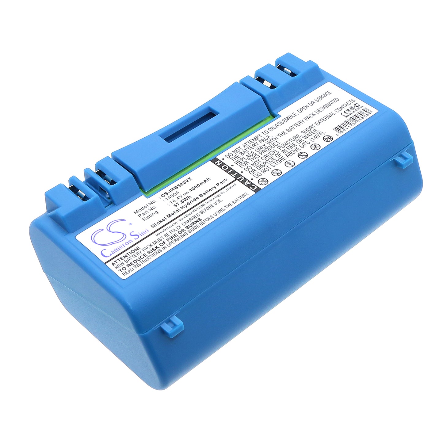 14.4V 4000mAh/57.60Wh Ni-MH Vacuum Battery for iRobot