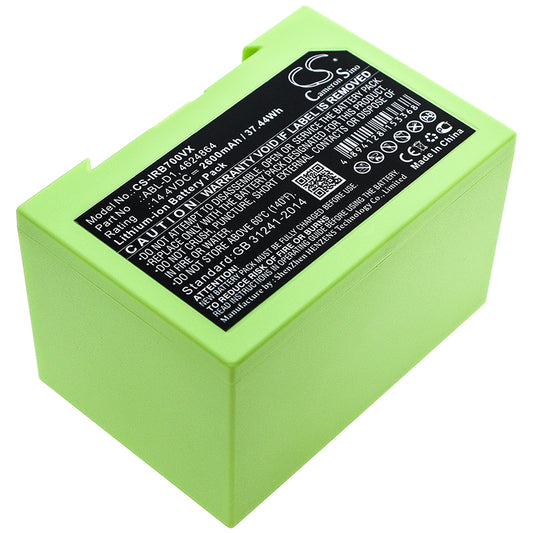 CS-IRB700VX Replacement Battery – Compatible with 5150, 7150, 7550, e5, e5150 e515020, e5152, e5154, e5158, e515840 e6, e6, e6198, e619820, i3, i31502F, i4, i6, i7, i7+ i7158, i7550, i755020, i7558, i8, i8+, i8550, j7, Roomba 5150, Roomba 7550, Roomba e5, Roomba e5150, Roomba e515020, Roomba e5152, Roomba e5154, Roomba e5158, Roomba e515840, Roomba e6, Roomba e6 E6134, Roomba e6198, Roomba e619820, Roomba i3, Roomba i4, Roomba i7, Roomba i7+, Roomba i7158, Roomba i7550, Roomba i755020, Roomba