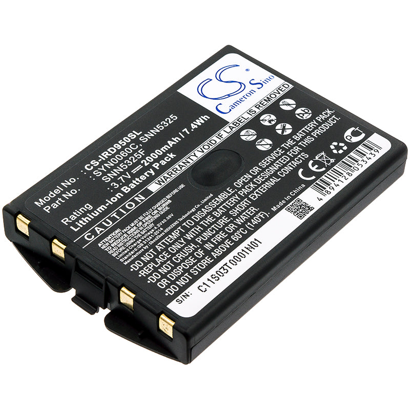 3.7V 2000mAh/7.40Wh Li-ion Satellite Phone Battery for Iridium