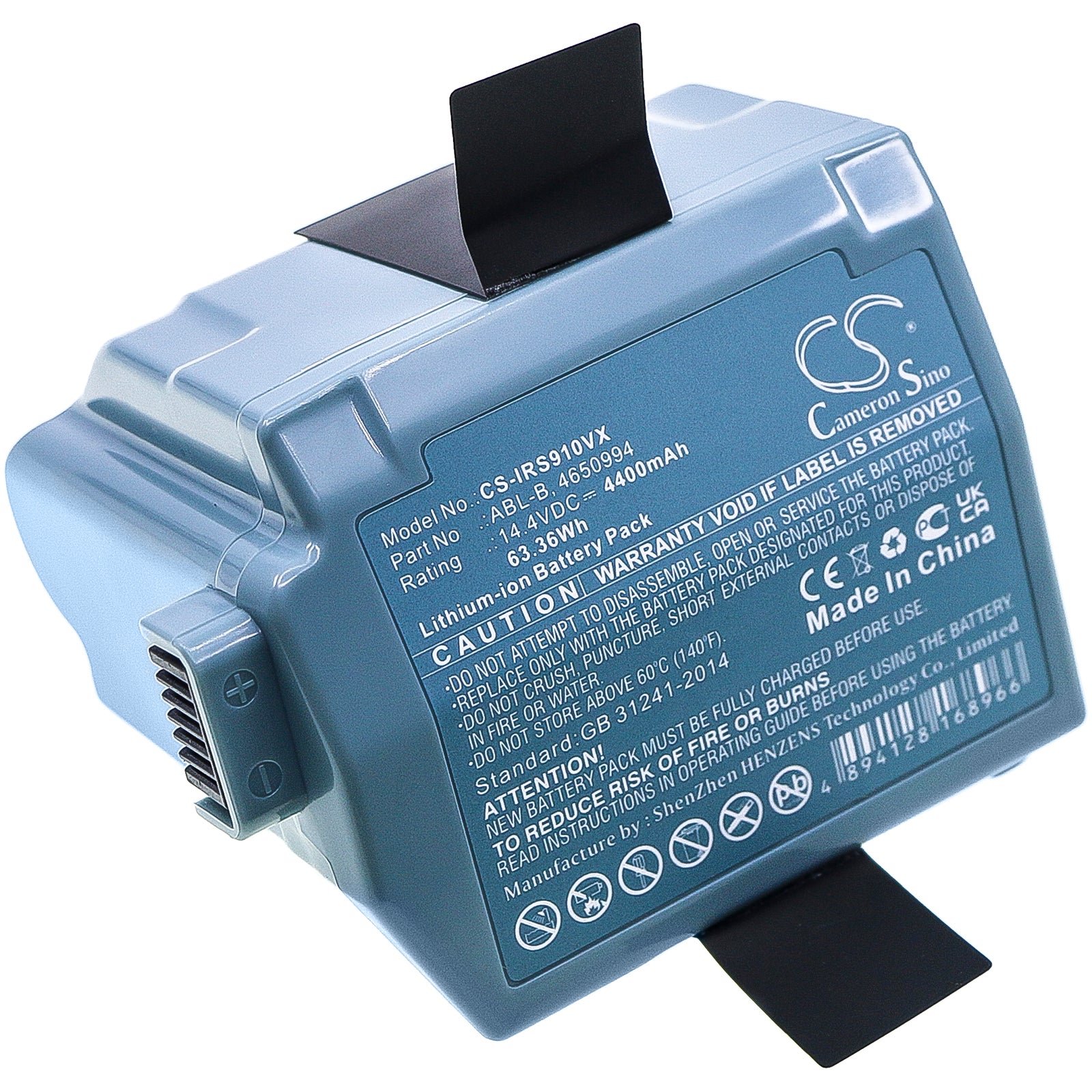 CS-IRS910VX Replacement Battery – Compatible with Roomba S9, Roomba S9+, S955020