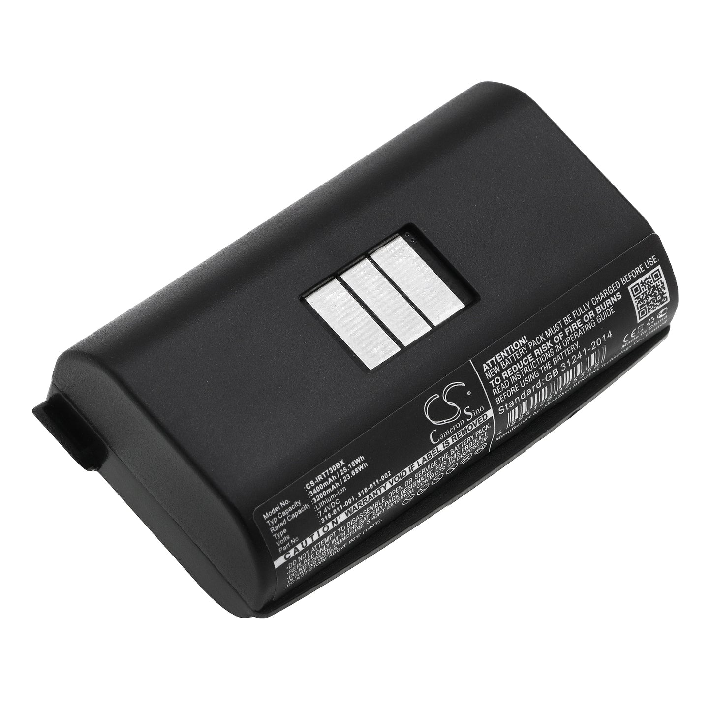 7.4V 3400mAh/25.16Wh Li-ion Barcode/Scanner Battery for Intermec