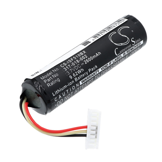 3.7V 2600mAh/9.62Wh Li-ion Barcode/Scanner Battery for Intermec