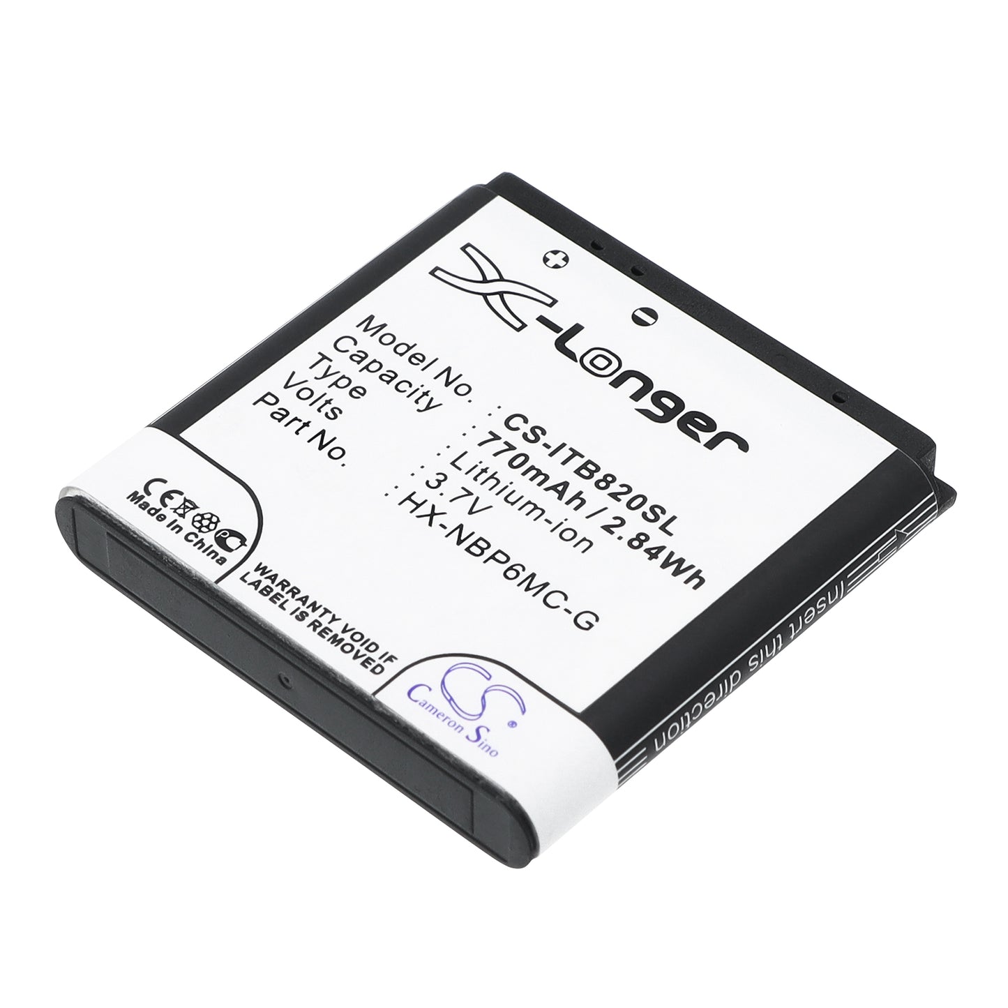 3.7V 770mAh/2.85Wh Li-ion GPS/Navigator Battery for i-Blue