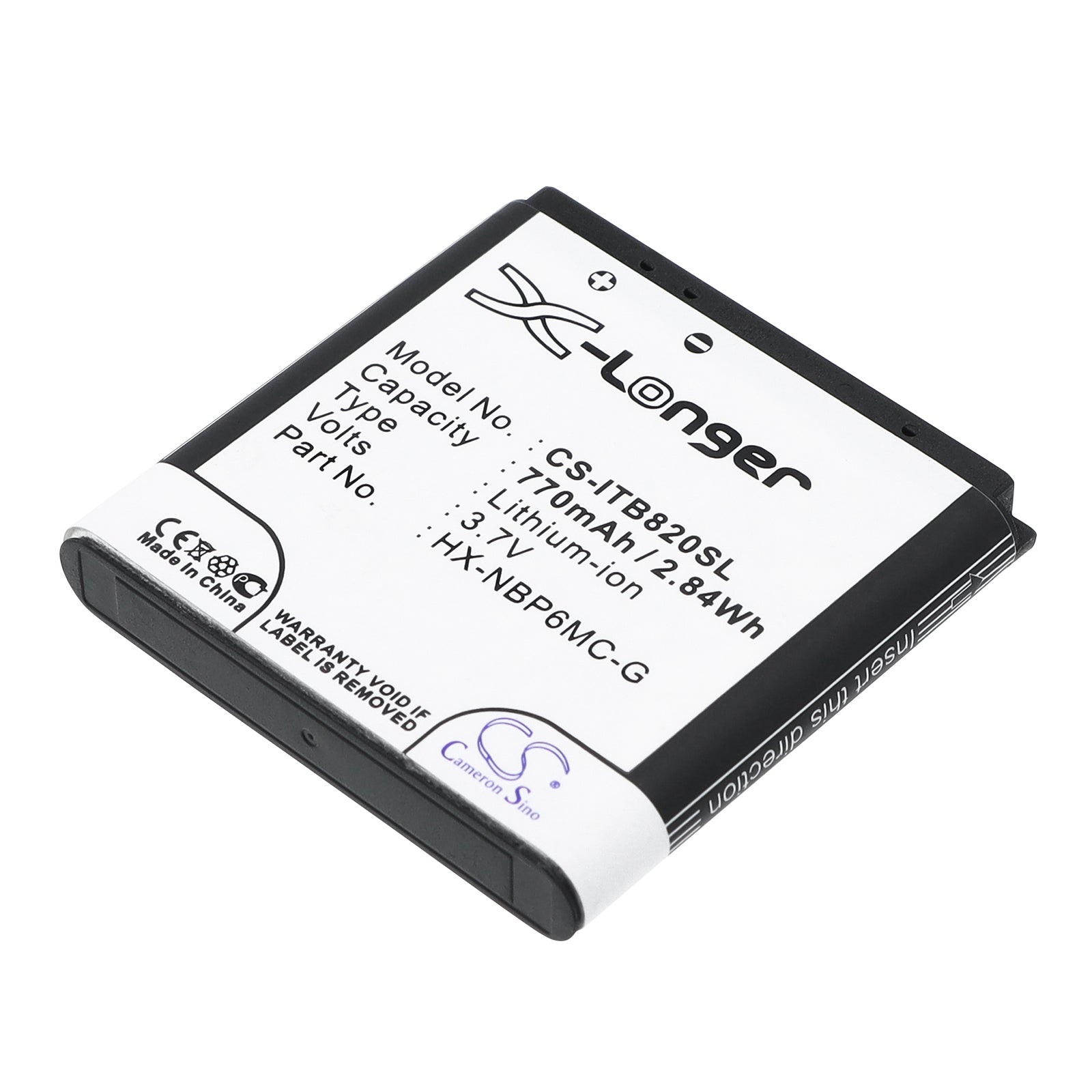 3.7V 770mAh/2.85Wh Li-ion GPS/Navigator Battery for i-Blue