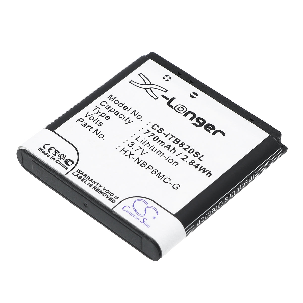 3.7V 770mAh/2.85Wh Li-ion GPS/Navigator Battery for i-Blue