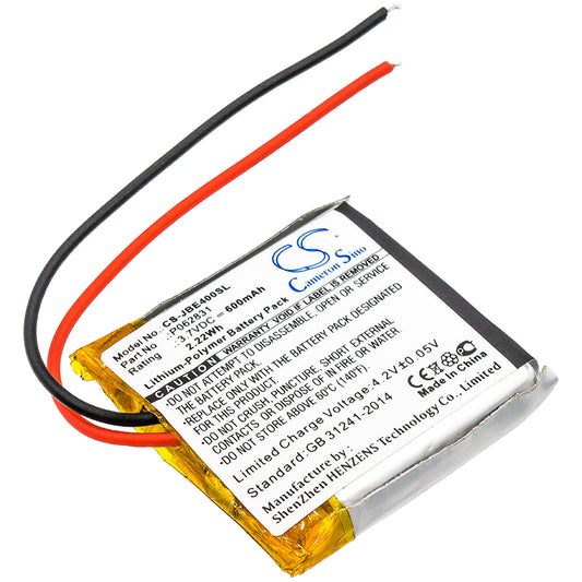 3.7V 600mAh/2.22Wh Li-Polymer Wireless Headset Battery for JBL
