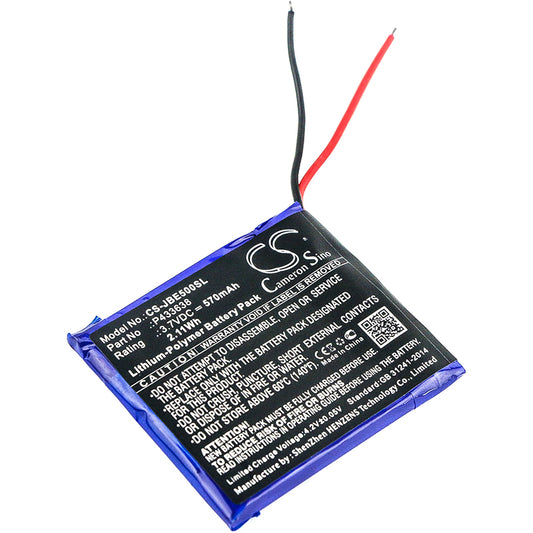 3.7V 570mAh/2.11Wh Li-Polymer Wireless Headset Battery for JBL