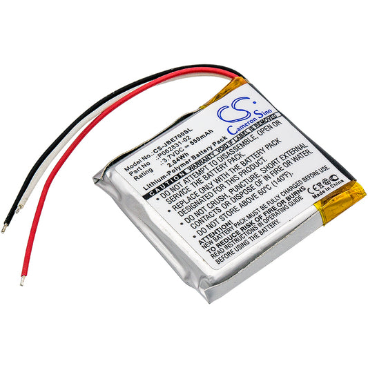 3.7V 550mAh/2.04Wh Li-Polymer Wireless Headset Battery for JBL