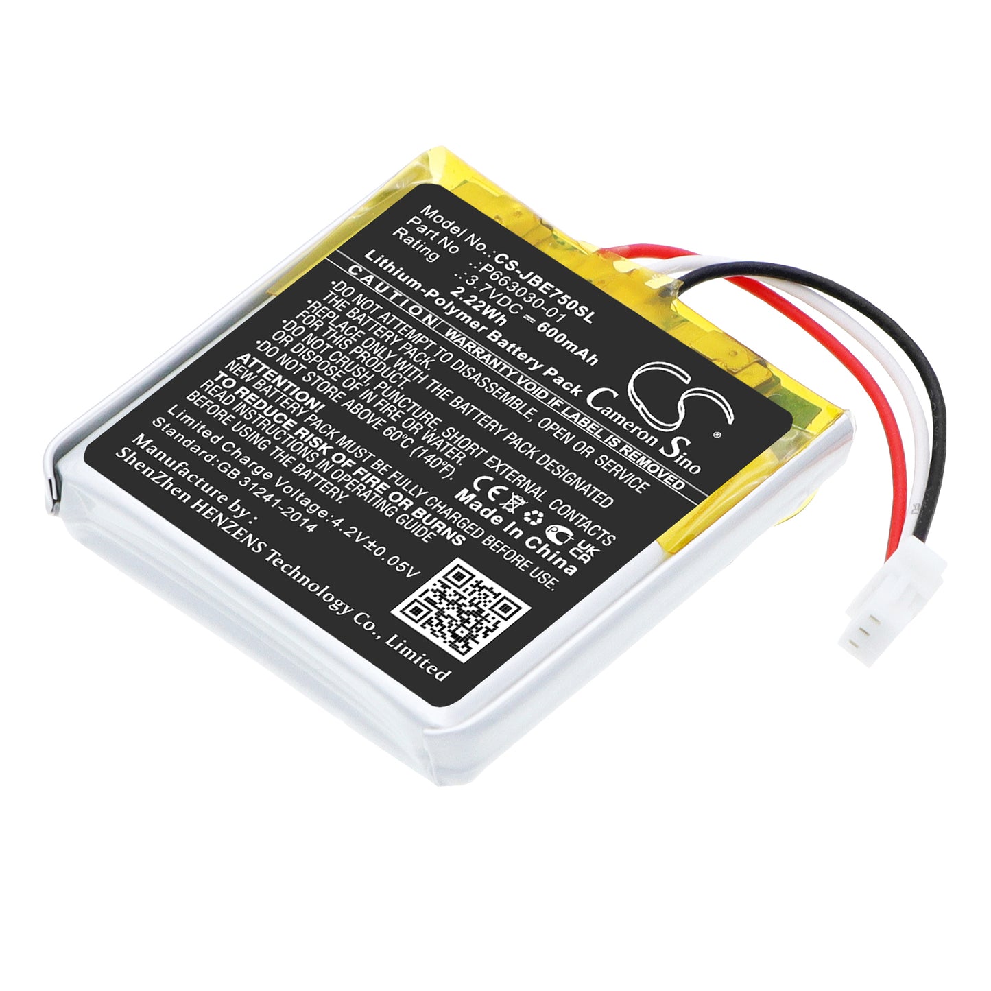 CS-JBE750SL Replacement Battery – Compatible with Everest 750