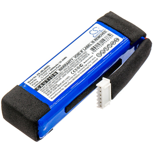 3.7V 6000mAh/22.20Wh Li-Polymer Speaker Battery for JBL