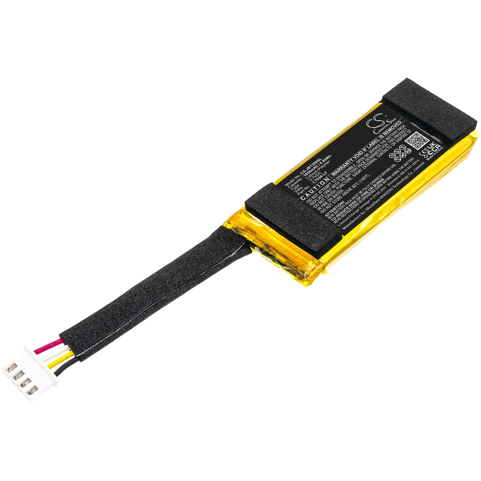 CS-JBT200SL Replacement Battery – Compatible with AM0304, Tuner