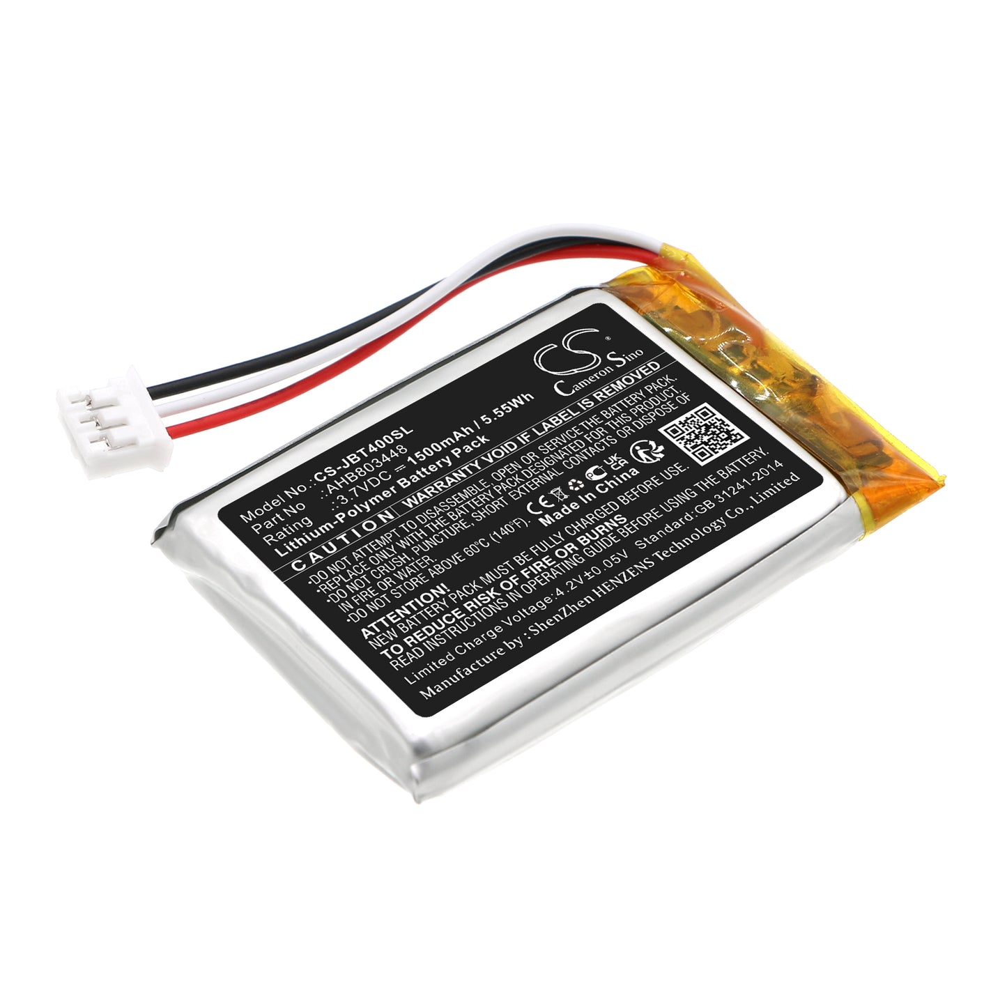 CS-JBT400SL Replacement Battery – Compatible with Tuner 3