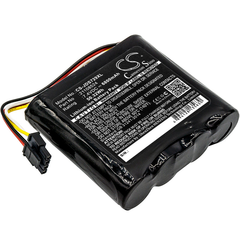 7.4V 6800mAh/50.32Wh Li-ion Equipment/Survey Battery for JDSU