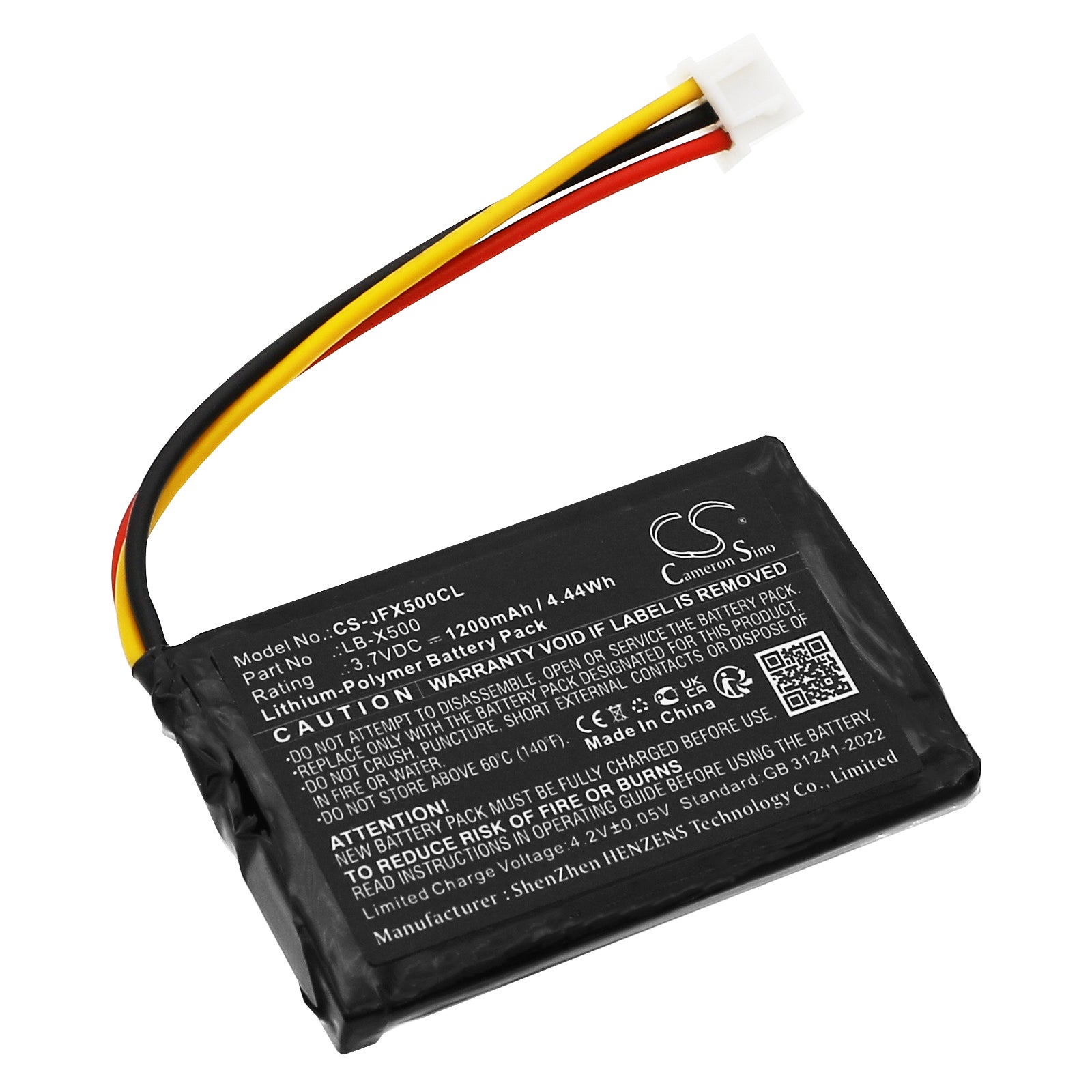 CS-JFX500CL Replacement Battery – Compatible with X500