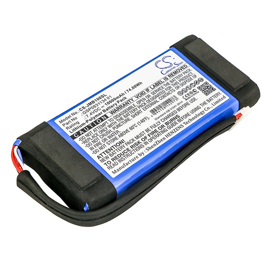 7.4V 10000mAh/74.00Wh Li-Polymer Speaker Battery for JBL