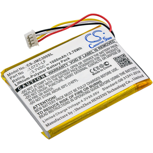 3.7V 1000mAh/3.70Wh Li-Polymer Speaker Battery for JBL