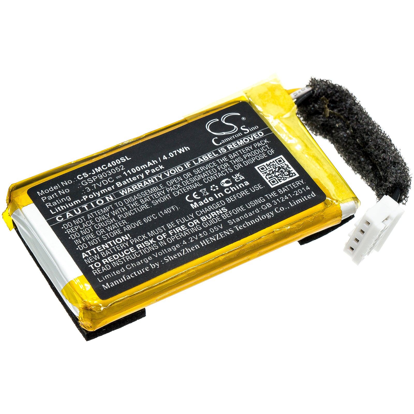 CS-JMC400SL Replacement Battery – Compatible with AN0402-JK0009880, Clip 4
