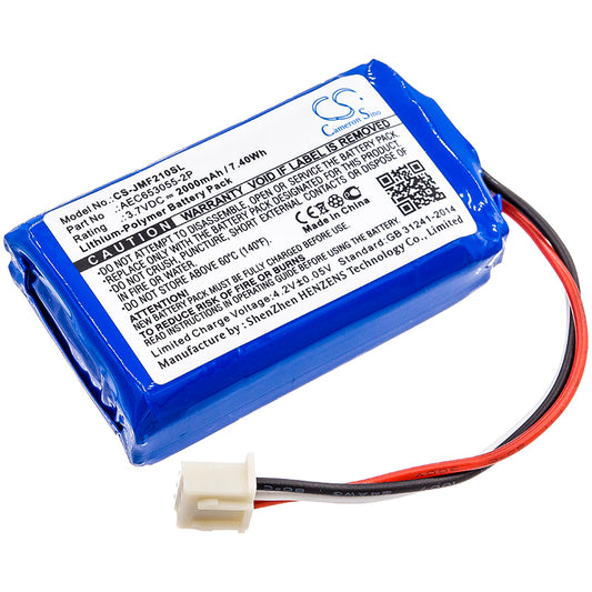 3.7V 2000mAh/7.40Wh Li-Polymer Speaker Battery for JBL