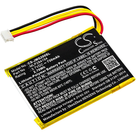 3.7V 730mAh/2.70Wh Li-Polymer Speaker Battery for JBL