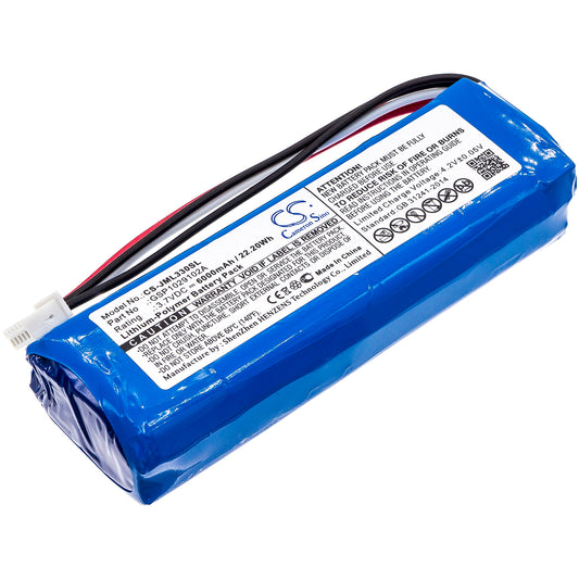 3.7V 6000mAh/22.20Wh Li-Polymer Speaker Battery for JBL