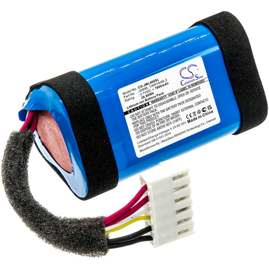 3.7V 7800mAh/28.86Wh Li-ion Speaker Battery for JBL