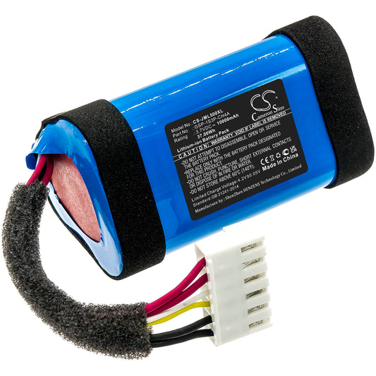CS-JML500XL Replacement Battery – Compatible with Charge 4 ( GSP-1S3P-CH4A only), Charge 5, Charge 5 (GSP-1S3P-CH4D only), JBLCHARGE5BLUAM, Party Box Encore