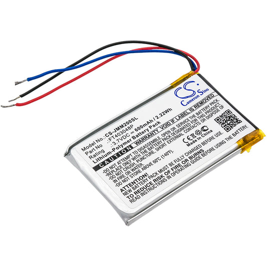 3.7V 600mAh/2.22Wh Li-Polymer Speaker Battery for JBL