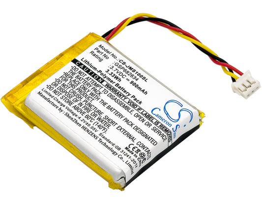 3.7V 900mAh/3.33Wh Li-Polymer Speaker Battery for JBL