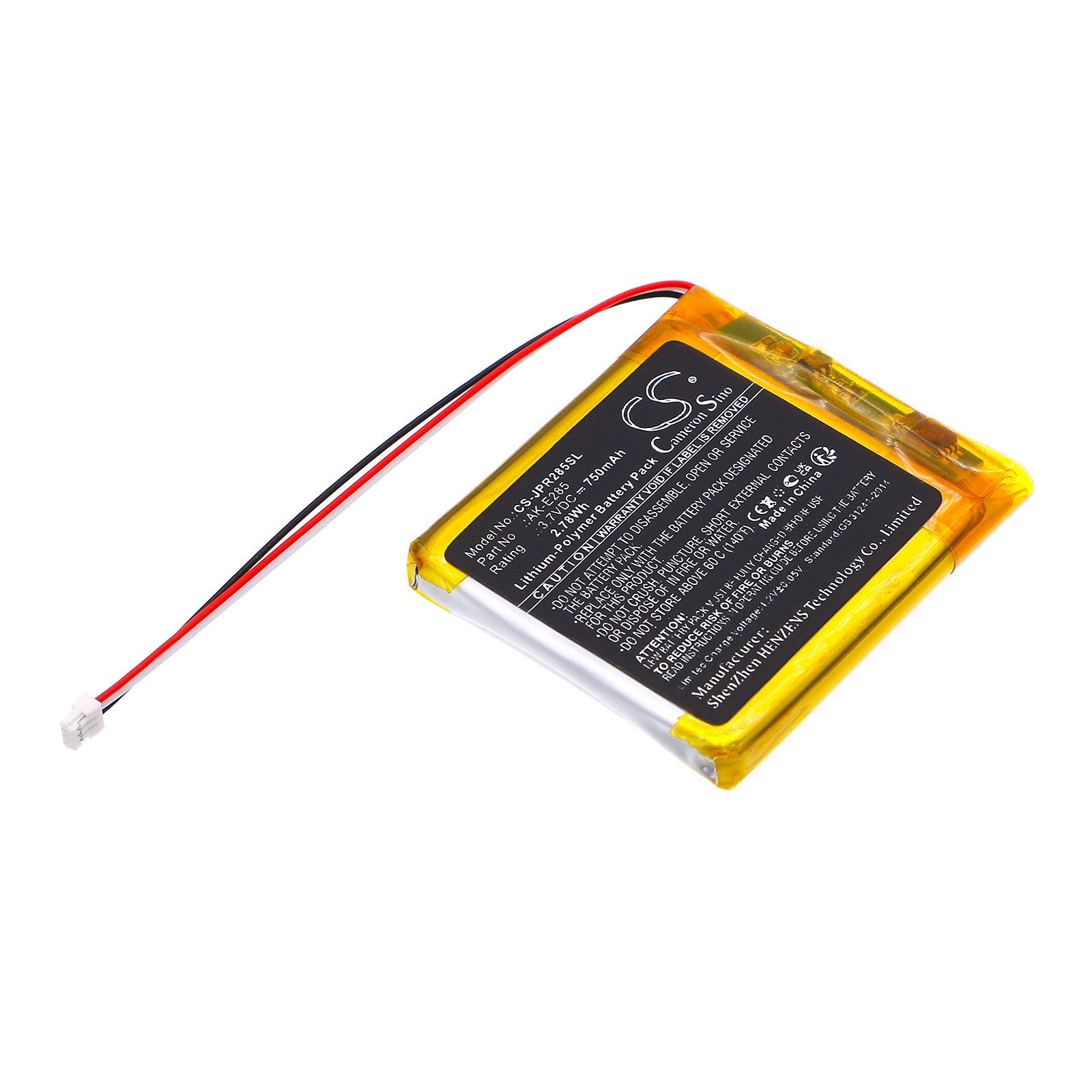 CS-JPR285SL Replacement Battery – Compatible with Elite 85H, Evolve2 85
