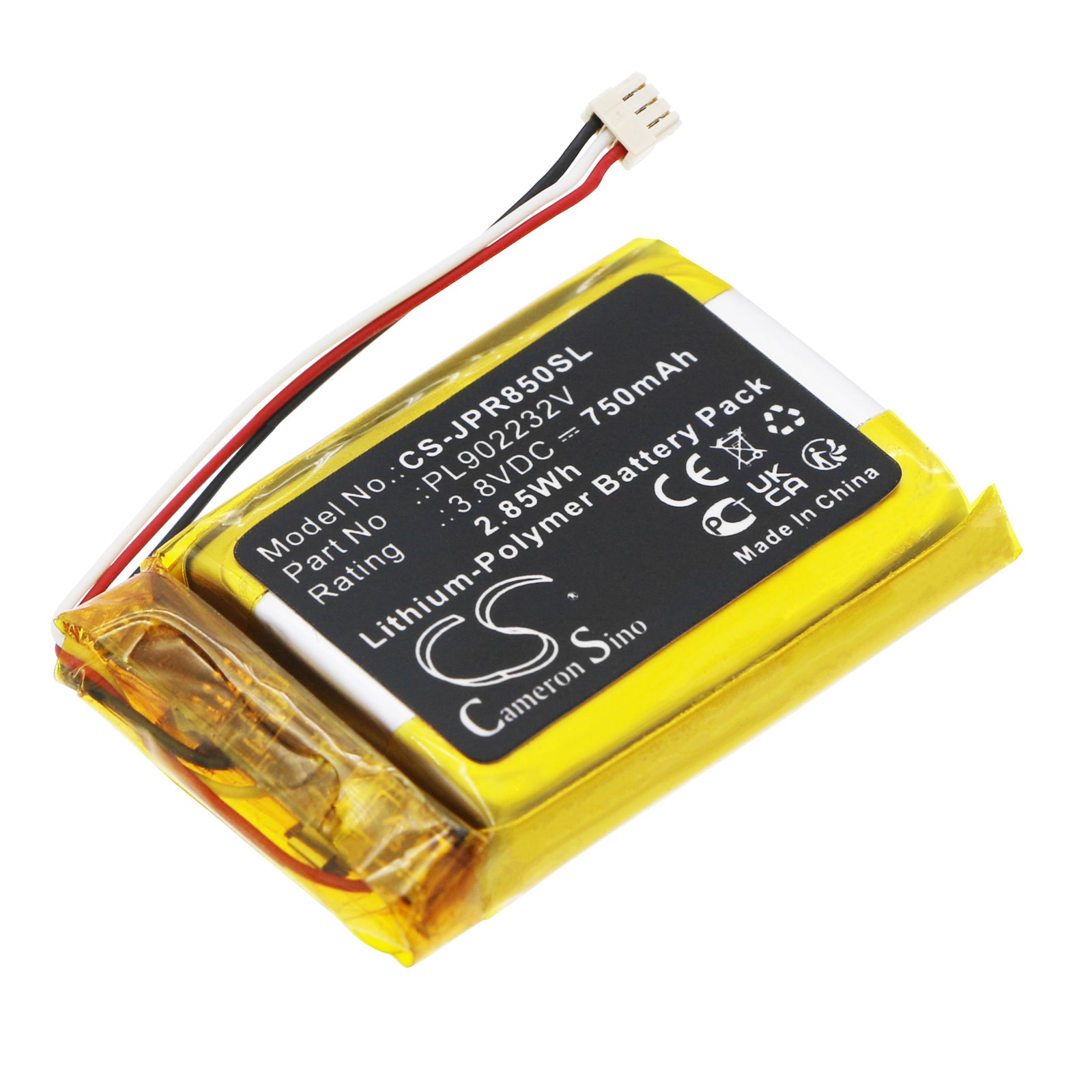CS-JPR850SL Replacement Battery – Compatible with Elite 85t Charging Case
