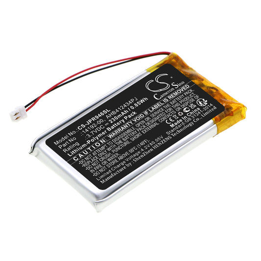 3.7V 230mAh/0.85Wh Li-Polymer Wireless Headset Battery for Jabra