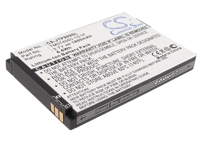 3.7V 1800mAh/6.66Wh Li-ion Mobile/SmartPhone Battery for JCB