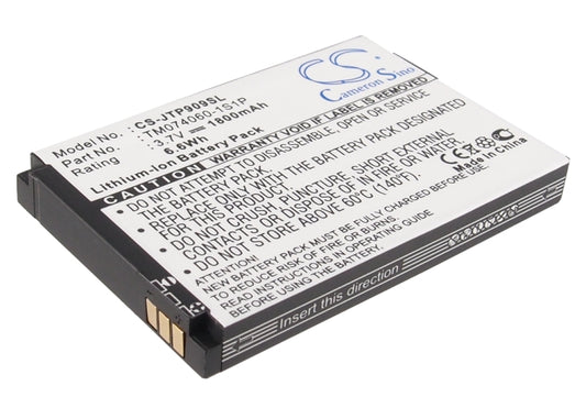 3.7V 1800mAh/6.66Wh Li-ion Mobile/SmartPhone Battery for JCB