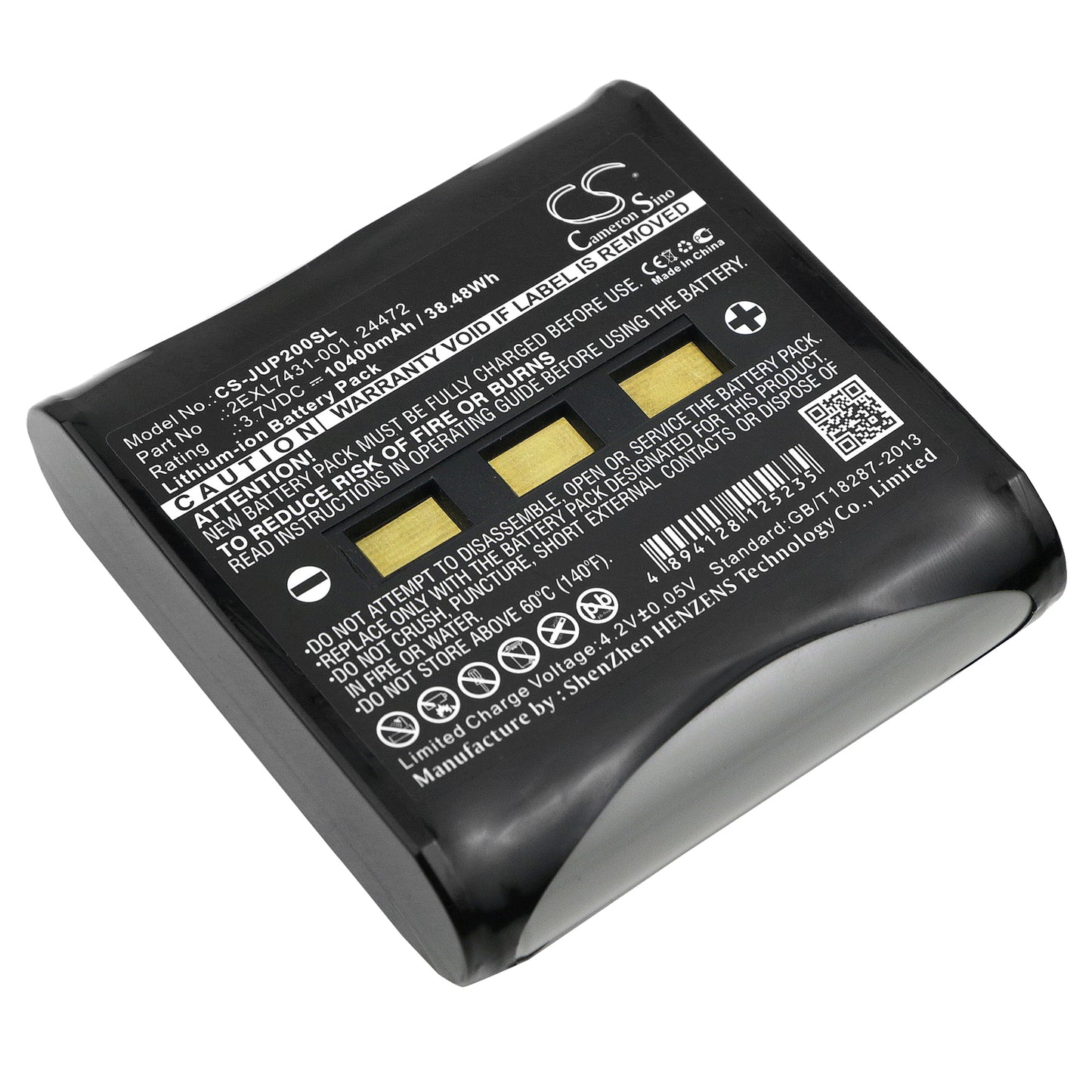 3.7V 10400mAh/38.48Wh Li-ion Equipment/Survey Battery for Juniper