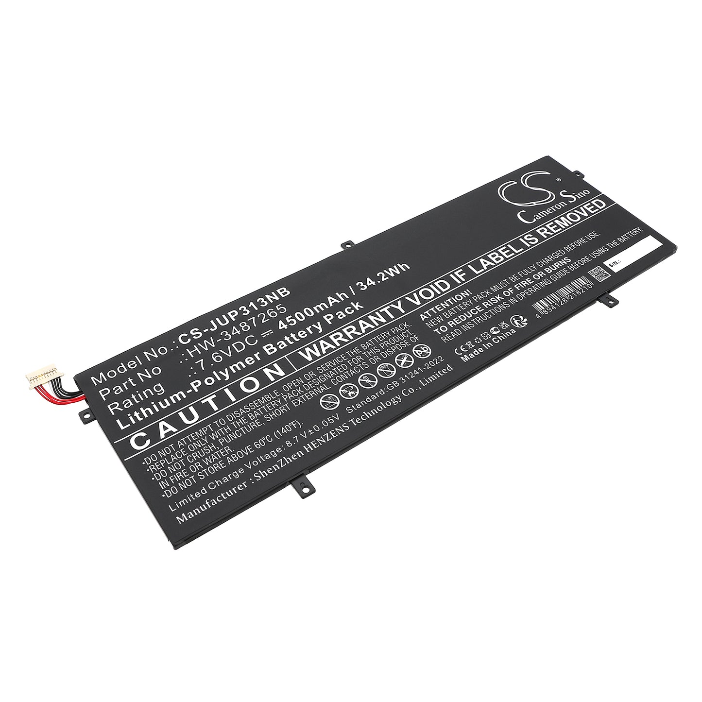 CS-JUP313NB Replacement Battery – Compatible with Primebook C11
