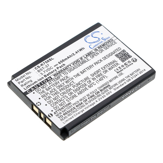 3.7V 650mAh/2.41Wh Li-ion Mobile/SmartPhone Battery for Sony Ericsson