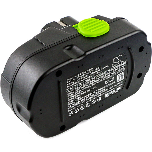 19.2V 2000mAh/38.40Wh Ni-MH Power Tools Battery for Kawasaki