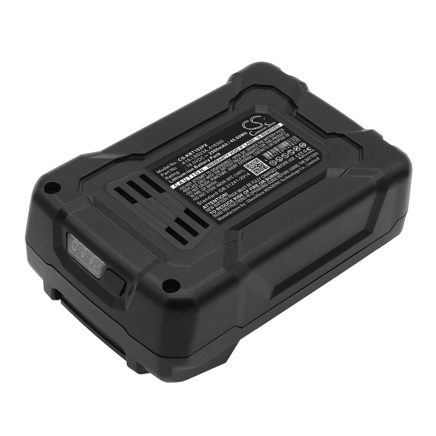 18V 2500mAh/45.00Wh Li-ion Power Tools Battery for KOBALT