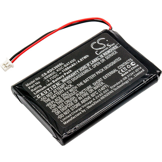 3.7V 1100mAh/4.07Wh Li-ion Barcode/Scanner Battery for KOAMTAC
