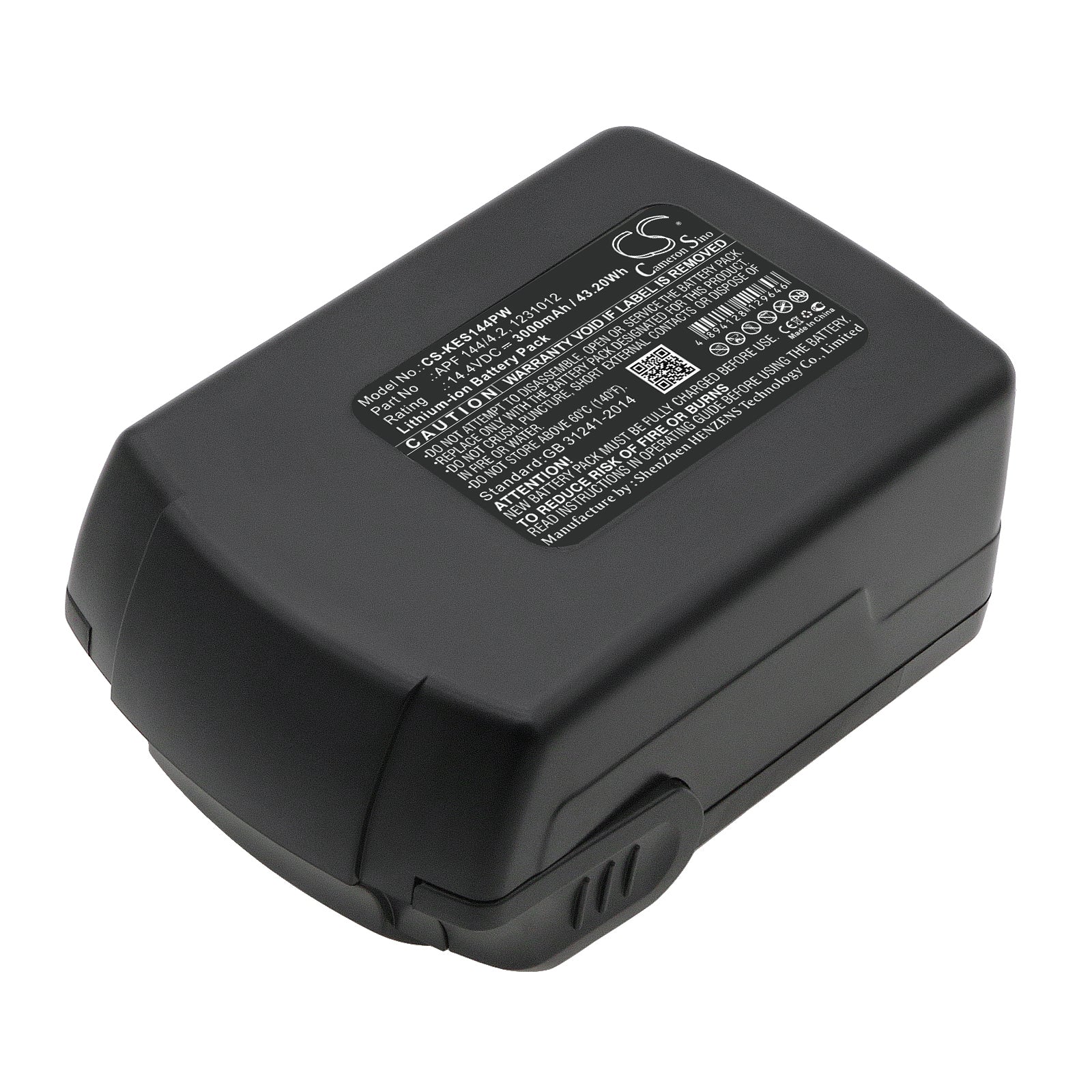 14.4V 3000mAh/43.20Wh Li-ion Power Tools Battery for Kress
