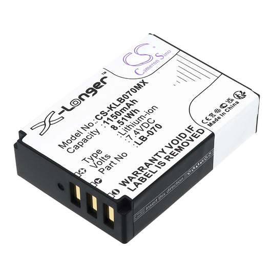 7.4V 1150mAh/8.51Wh Li-ion Camera Battery for Kodak