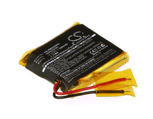 3.7V 300mAh/1.11Wh Li-Polymer Wireless Headset Battery for ROCKETFISH