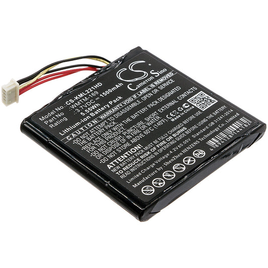 3.7V 1500mAh/5.55Wh Li-ion Storage Battery for Kingston