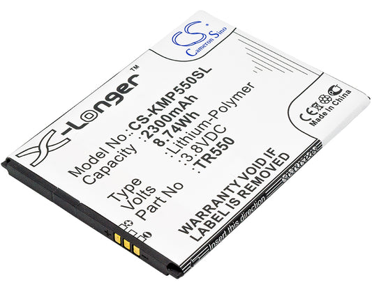 3.8V 2300mAh/8.74Wh Li-Polymer Mobile/SmartPhone Battery for KAZAM