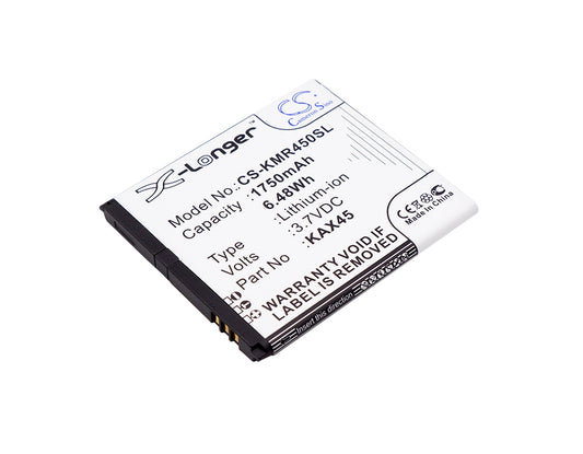3.7V 1750mAh/6.48Wh Li-ion Mobile/SmartPhone Battery for KAZAM
