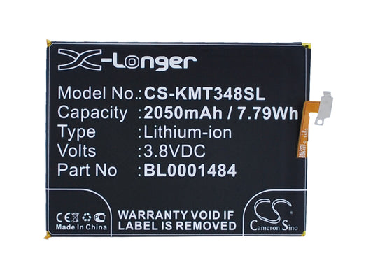 3.8V 2050mAh/7.79Wh Li-ion Mobile/SmartPhone Battery for KAZAM