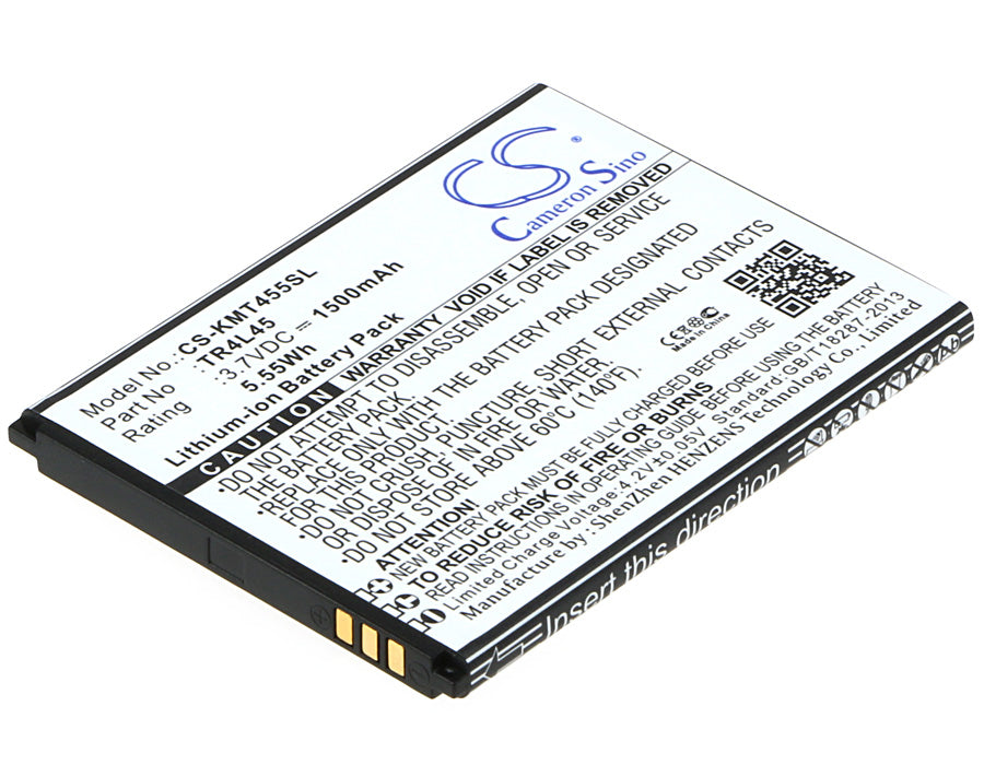 3.7V 1500mAh/5.55Wh Li-ion Mobile/SmartPhone Battery for KAZAM