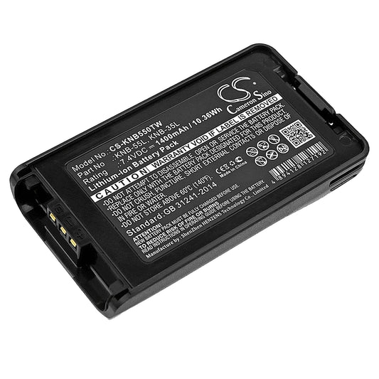 7.4V 1400mAh/10.36Wh Li-ion Two-Way Radio Battery for KENWOOD